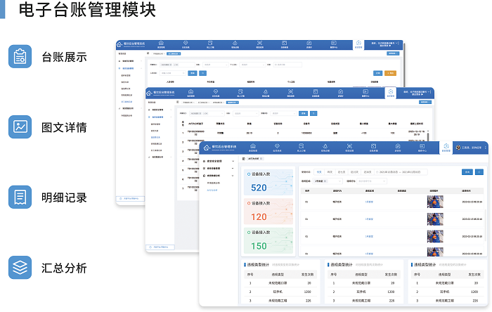 電子臺(tái)賬管理系統(tǒng)